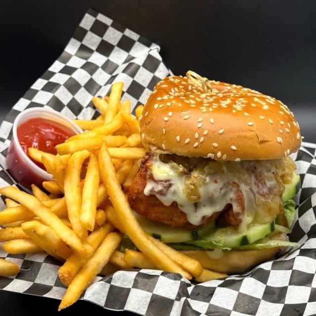 Chicks Blazin Habanero Sandwich Meal.