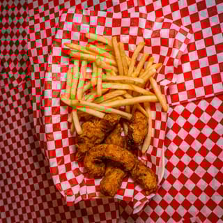 Four Piece Chicken Fillet Meal