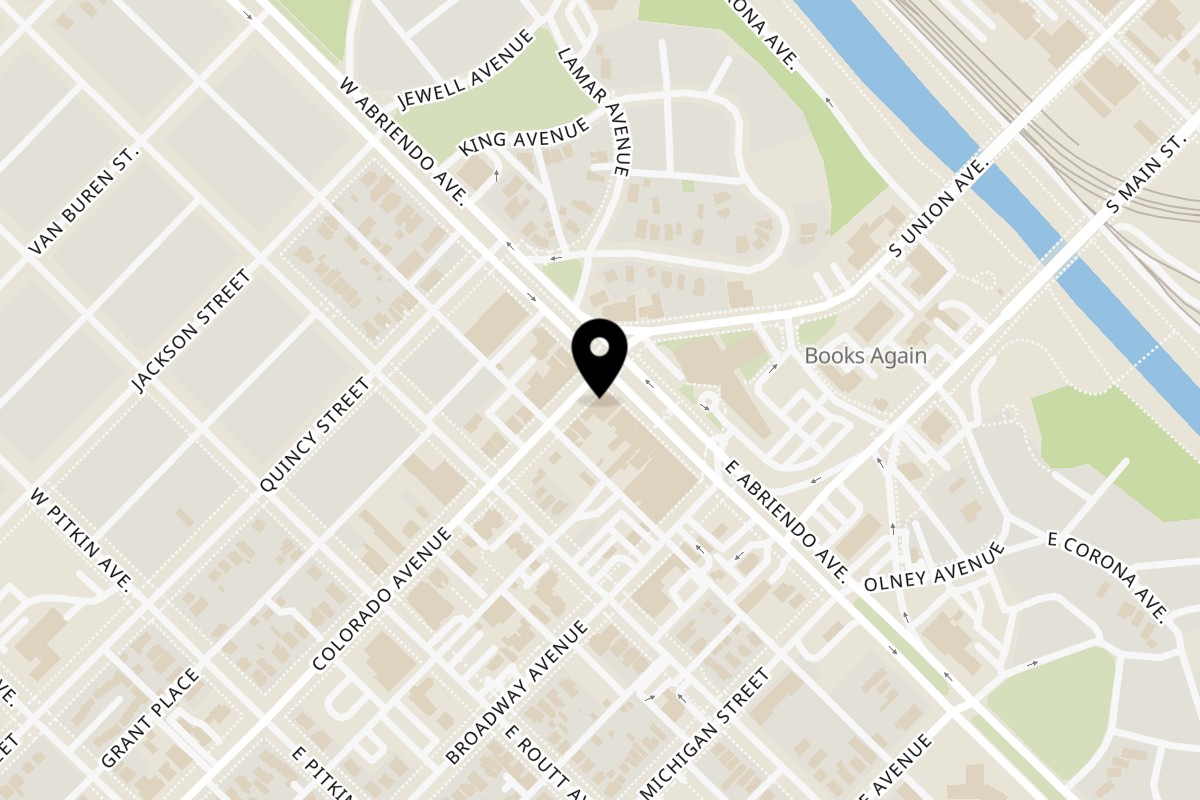 Map showing the location of Chicks Chicken on 106 Colorado Ave in Pueblo